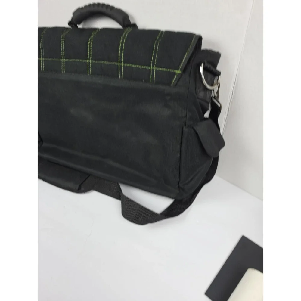 ThinkGeek Bag Of Holding Black Messenger Shoulder Bag Laptop Padded Organizer